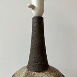 Danish mid-century ceramic table lamp base