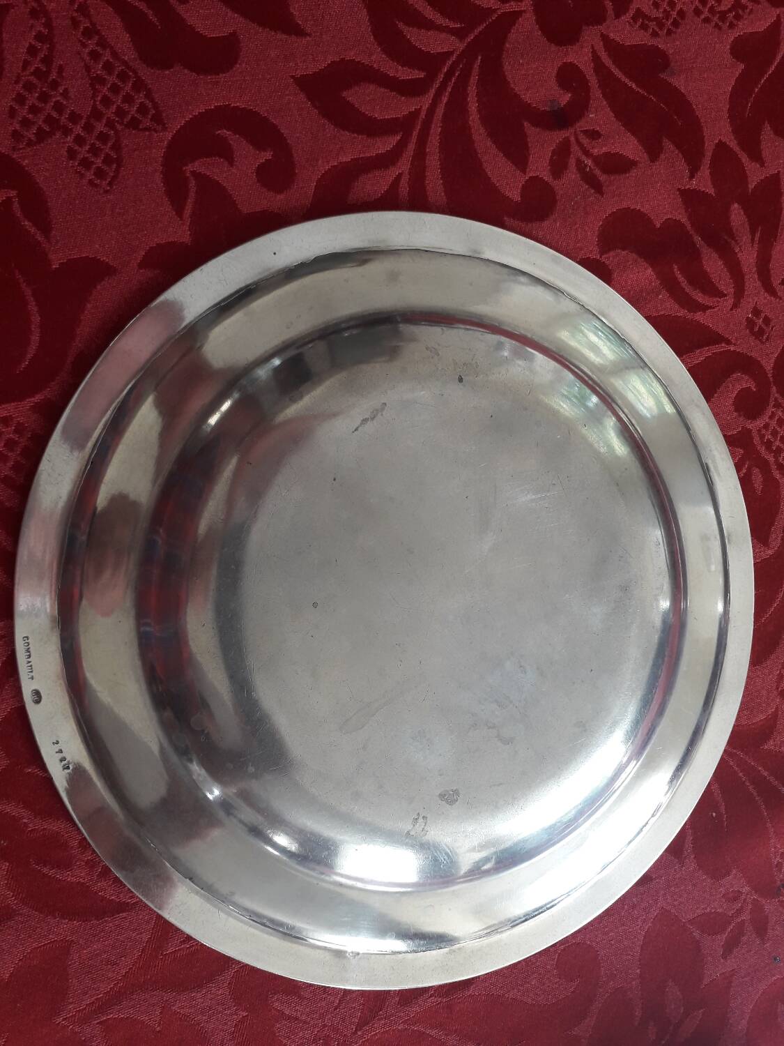 Plat service argent orfèvre Gombault