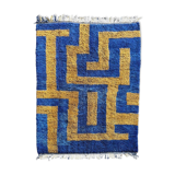 Blue Moroccan rug, authentic Moroccan rug 150/250cm