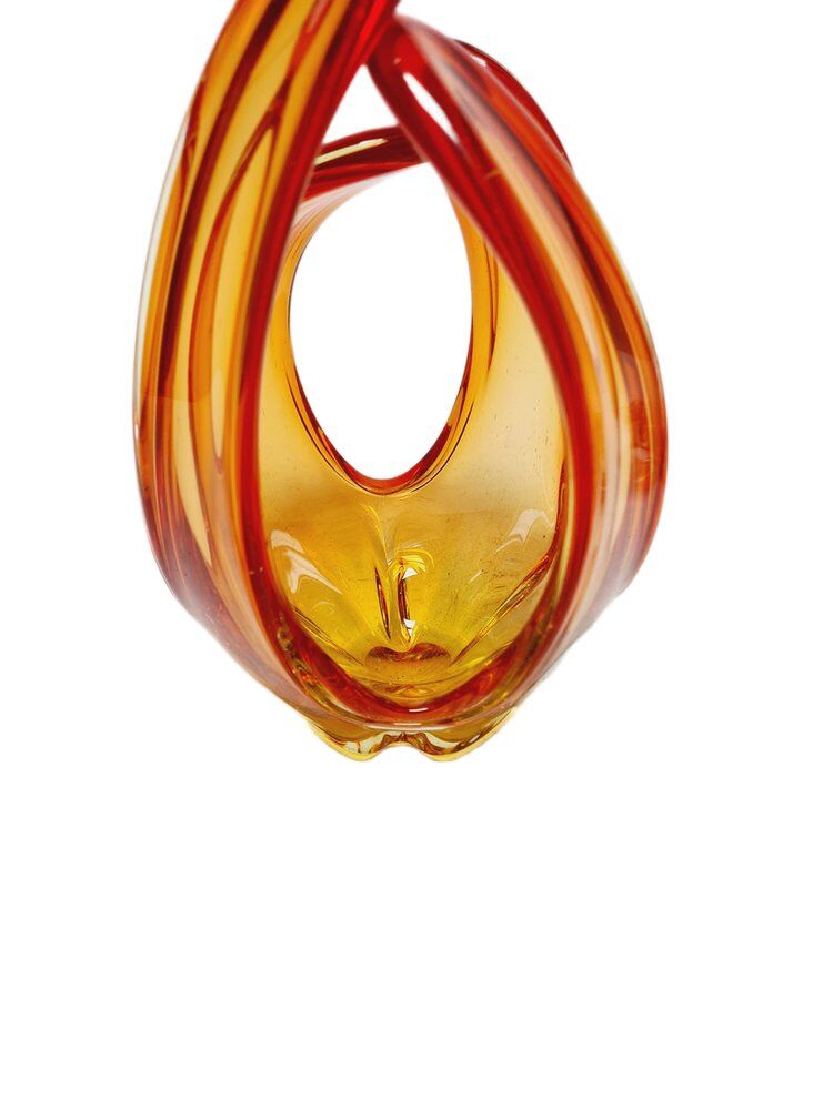 Decorative glass form by Murano, Italy, 1960s