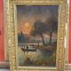 19th century pond landscape