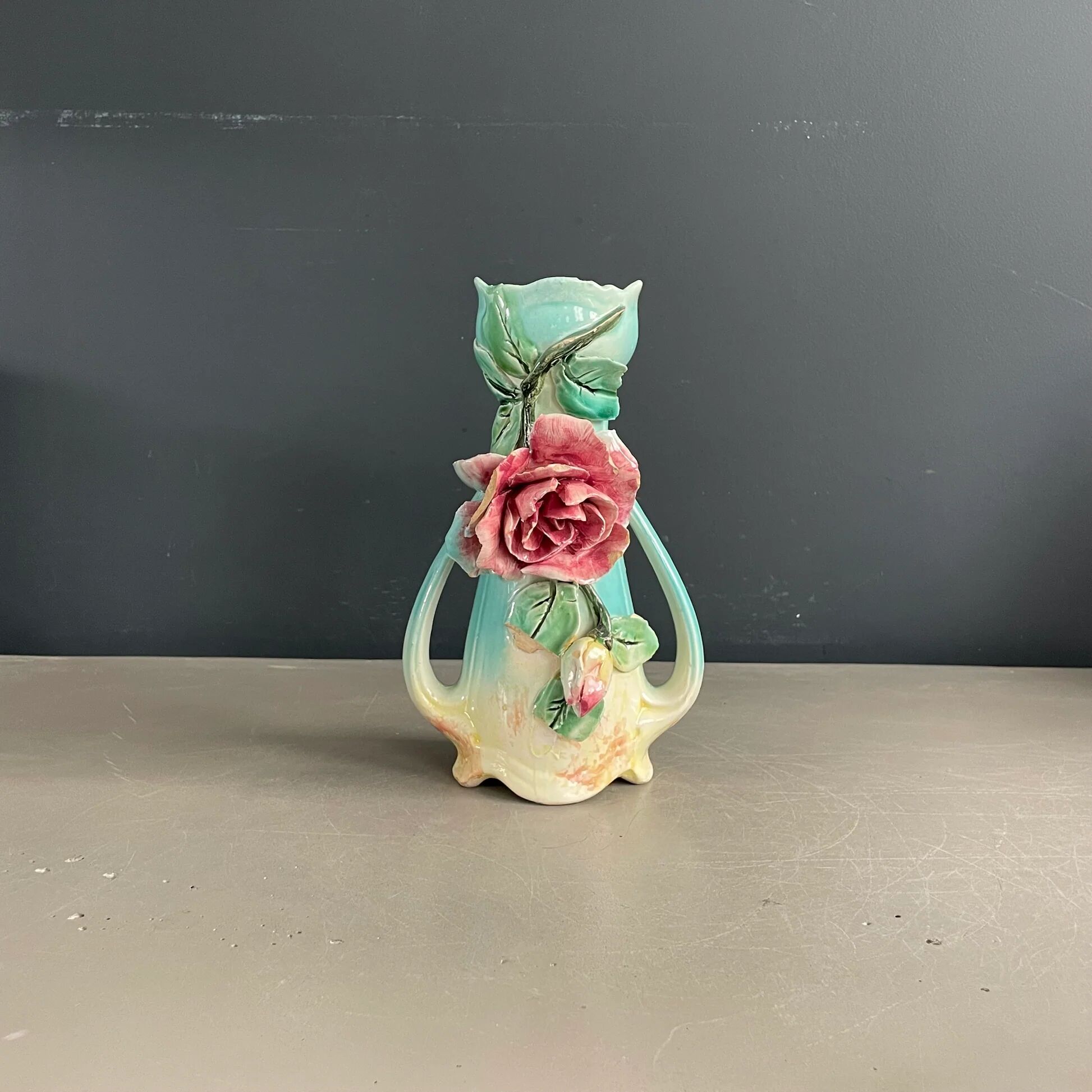 Hyacinth vase in slipware - Ref 1157