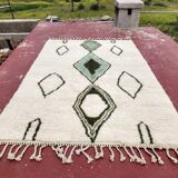 Authentic Beni Ouarain Rug 300x202 cm – Unbleached Wool