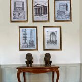 Antoine Lafrery, "Speculun Romanae Magnificen", set of 6 engravings, XVIth