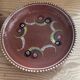 Flat terracotta plates