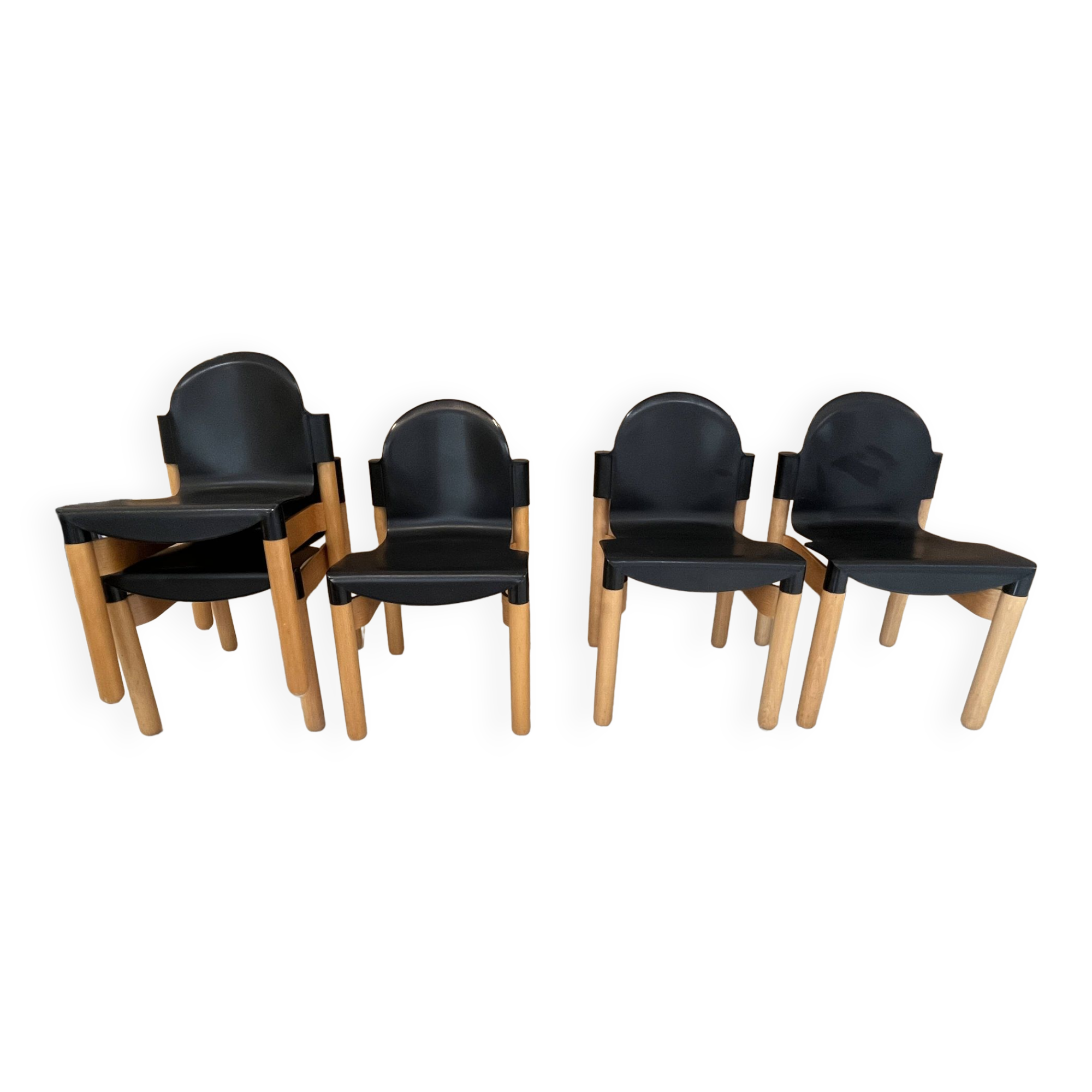 Flex 2000 chairs by Gerd Lange for Thonet 1980