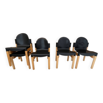 Chaises Flex 2000 par Gerd Lange pour Thonet 1980