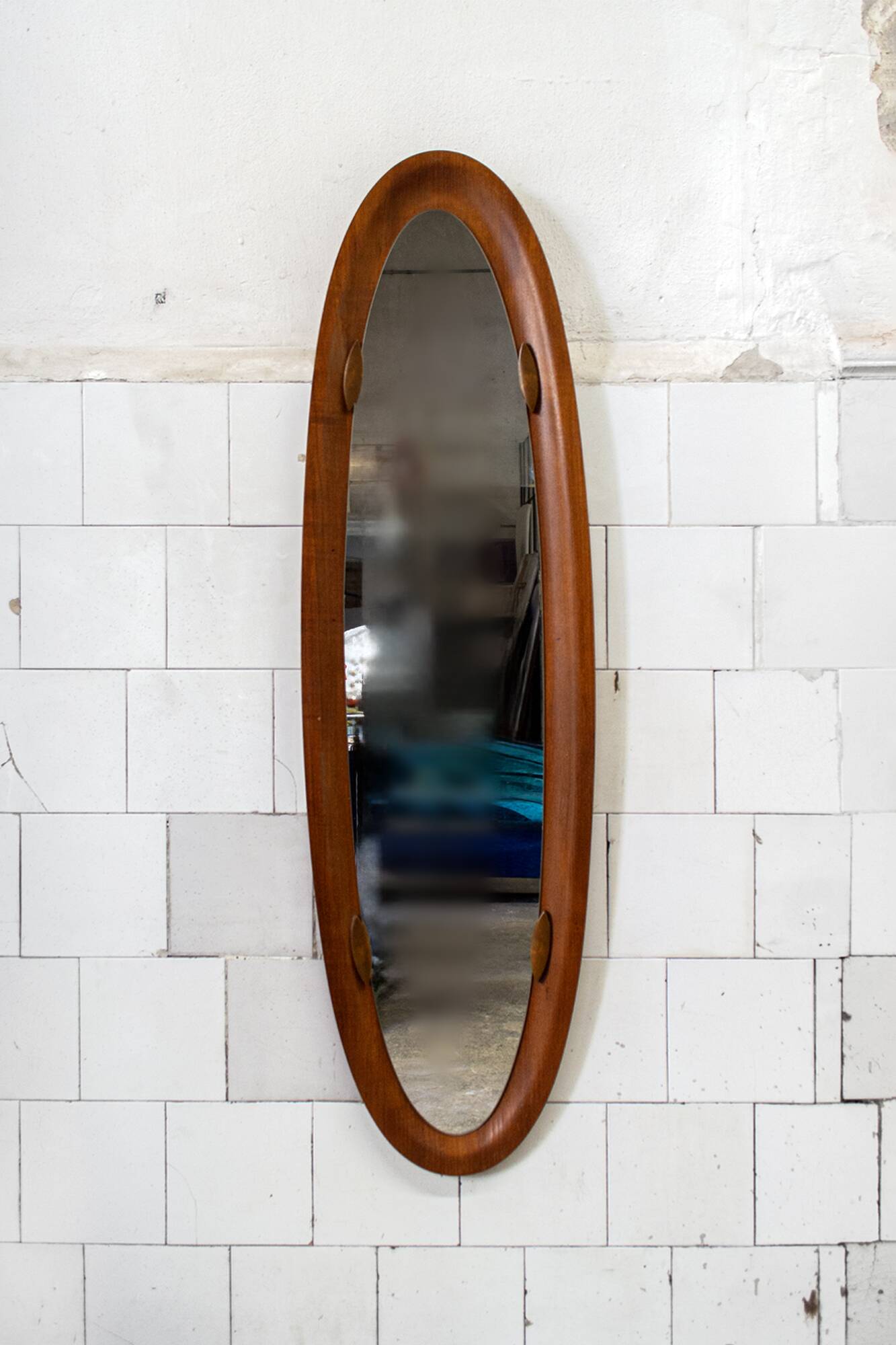 Specchio ovale by Franco Campo & Carlo Graffi for Home, 1950s