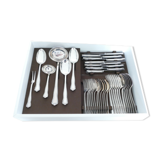 Silver Plated Cutlery Canteen - Baroque model - 40-piece/6-pax. - Keltum, v. Kempen & Begeer