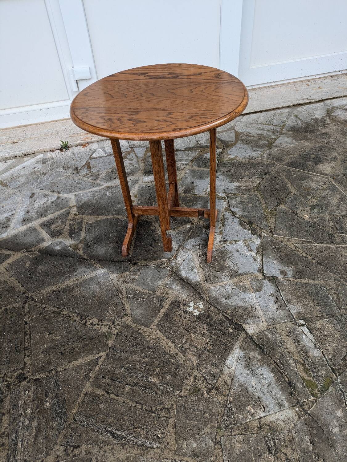 Folding side coffee table
