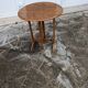 Folding side coffee table