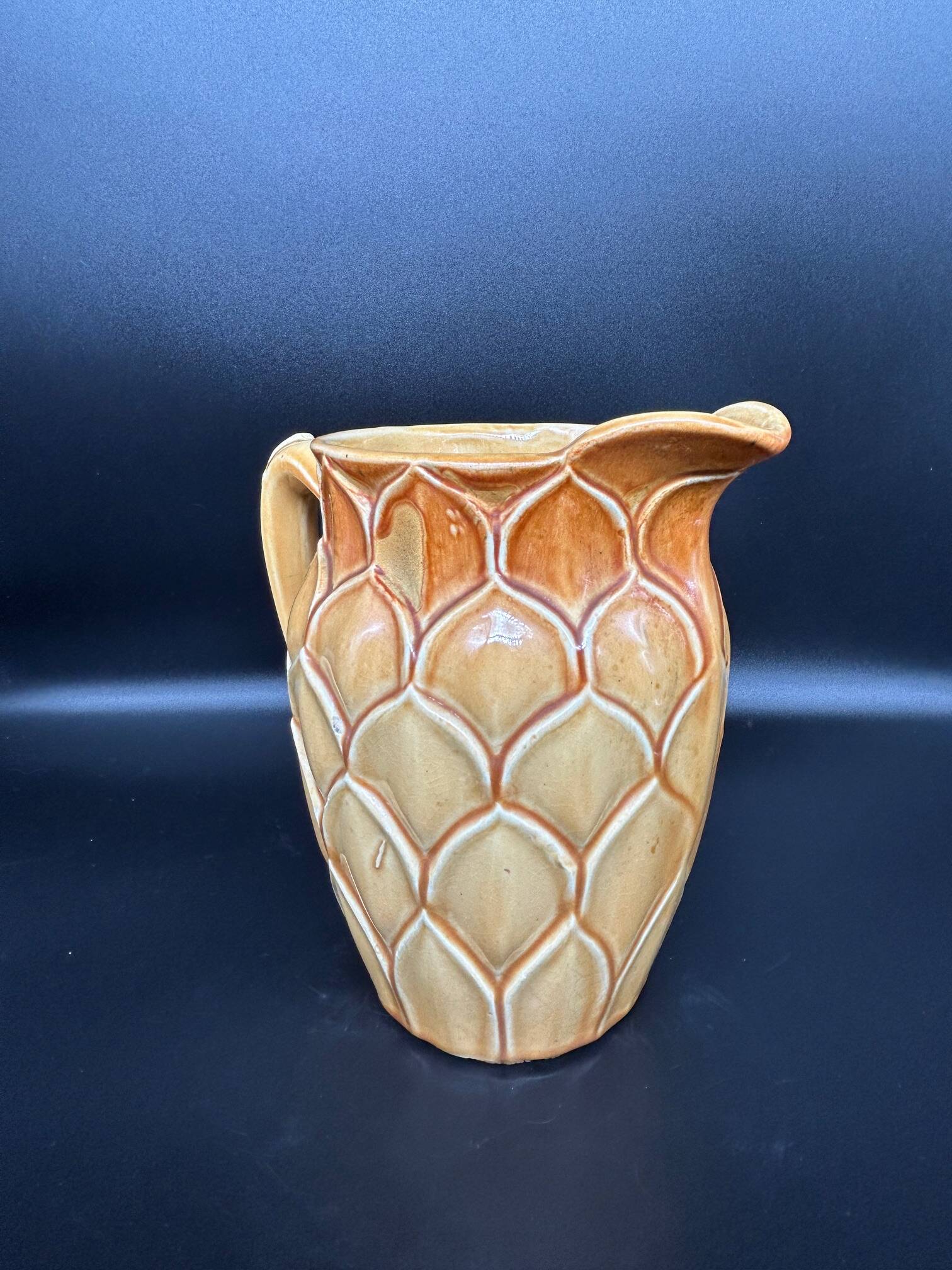 Saint Clément earthenware jug "Artichoke"