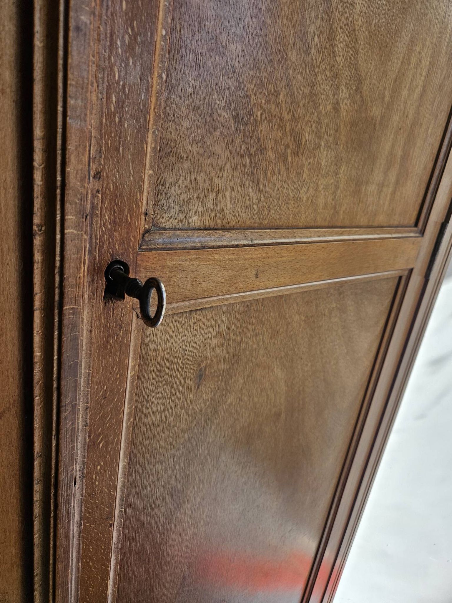 Antique wooden wardrobe