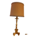 Lampe bois doré 1970