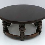 20th Century Louis XIII Style Walnut Coffee Table