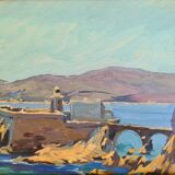 Stora and the Bay - Oil by Sarraillon