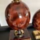 Duo of le dauphin lamp bases from the 70s and 80s