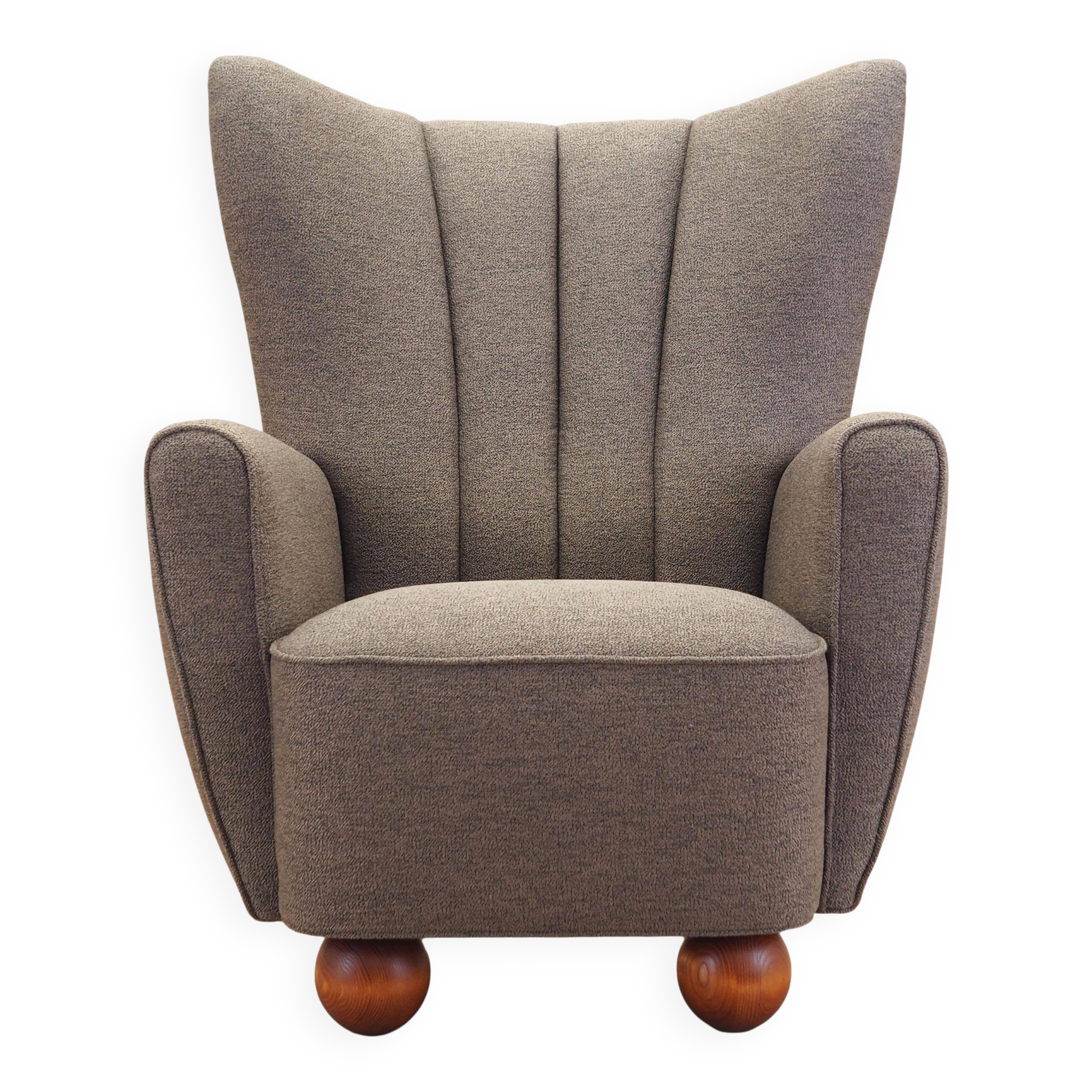 Fauteuil lounge, design scandinave, production : Danemark