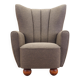 Fauteuil lounge, design scandinave, production : Danemark