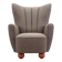 Fauteuil lounge, design scandinave, production : Danemark