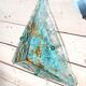 Triangular Murano light fixture (ceiling light or wall light) 1970s Height 48 cm