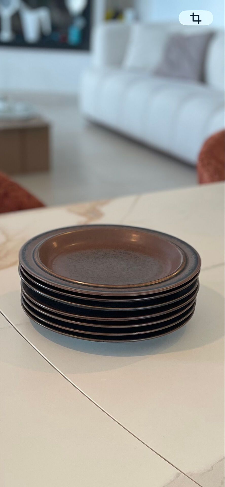 Arabia Ruska 7 grandes assiettes, by Ulla Procopé