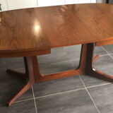 Vintage extendable table Baumann 1970s