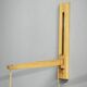Pair of Dřevo Humpolec Adjustable Swing Arm Wall Lamps, 1960s