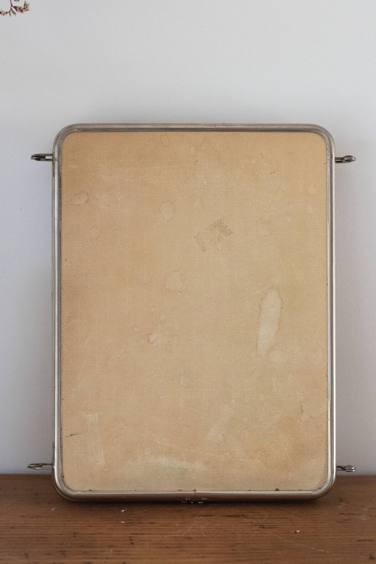 Vintage triptych barber mirror