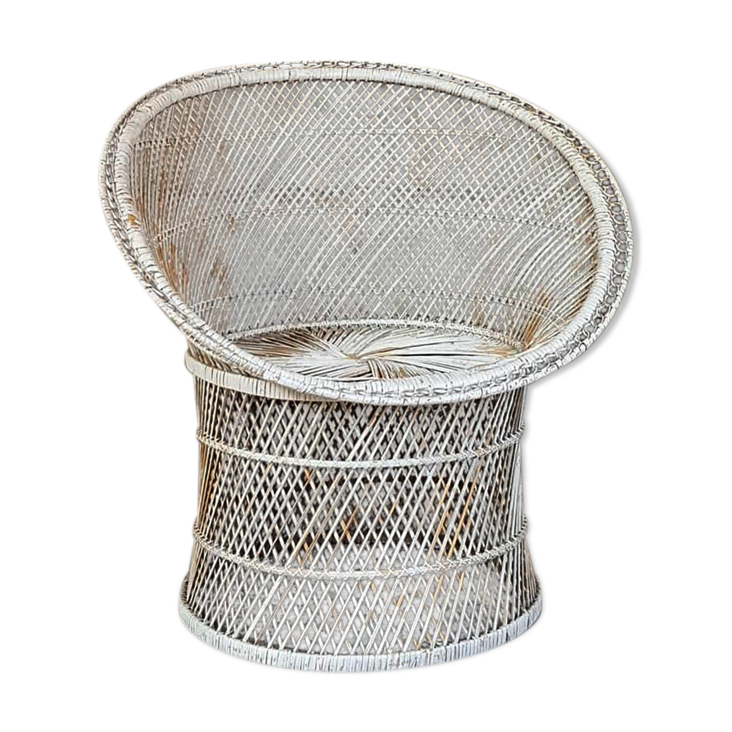 Emmanuelle rattan armchair