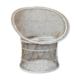 Emmanuelle rattan armchair