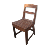 Chaise rustique artisanale en bois