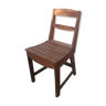 Chaise rustique artisanale en bois