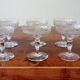 6 coupes à champagne en cristal de Baccarat