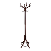 Porte-manteau perroquet vintage en bois courbé Baumann — Édition originale