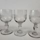 6 water glasses Cristallerie de Portieux XIXeme