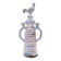 Three-light chandelier in glazed ceramic in the style of Jacques Pouchain.