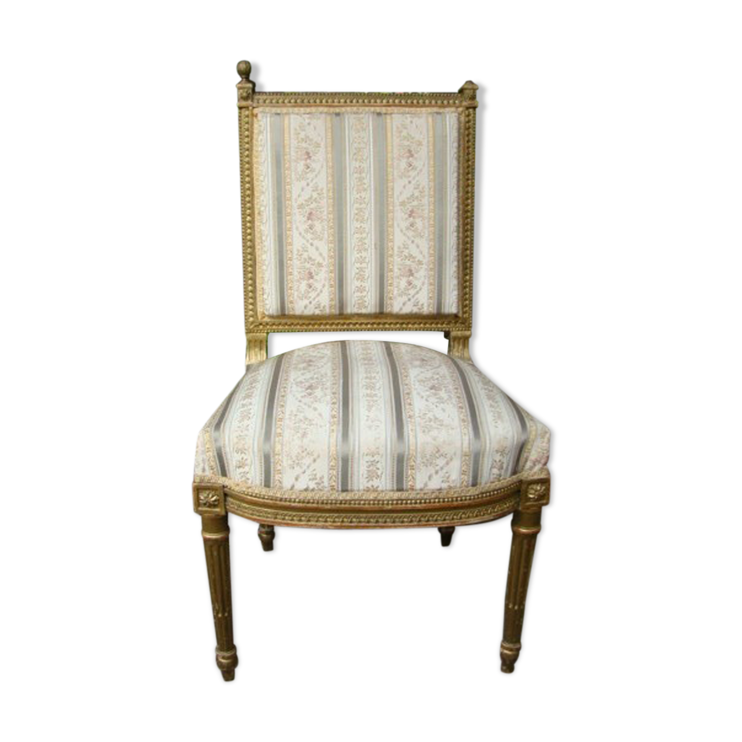 Old Louis XVI fabric chair