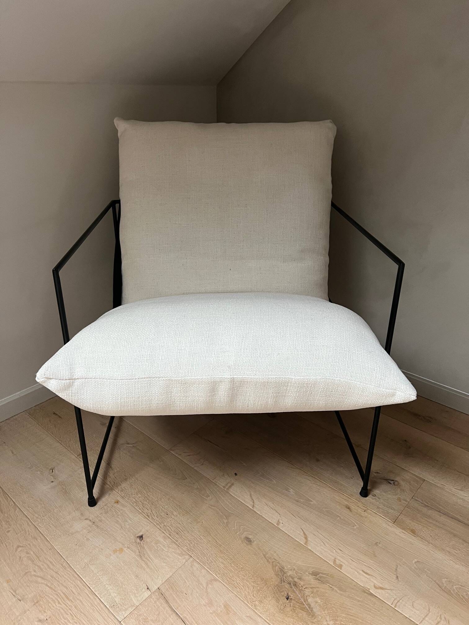 Upholstered armchair