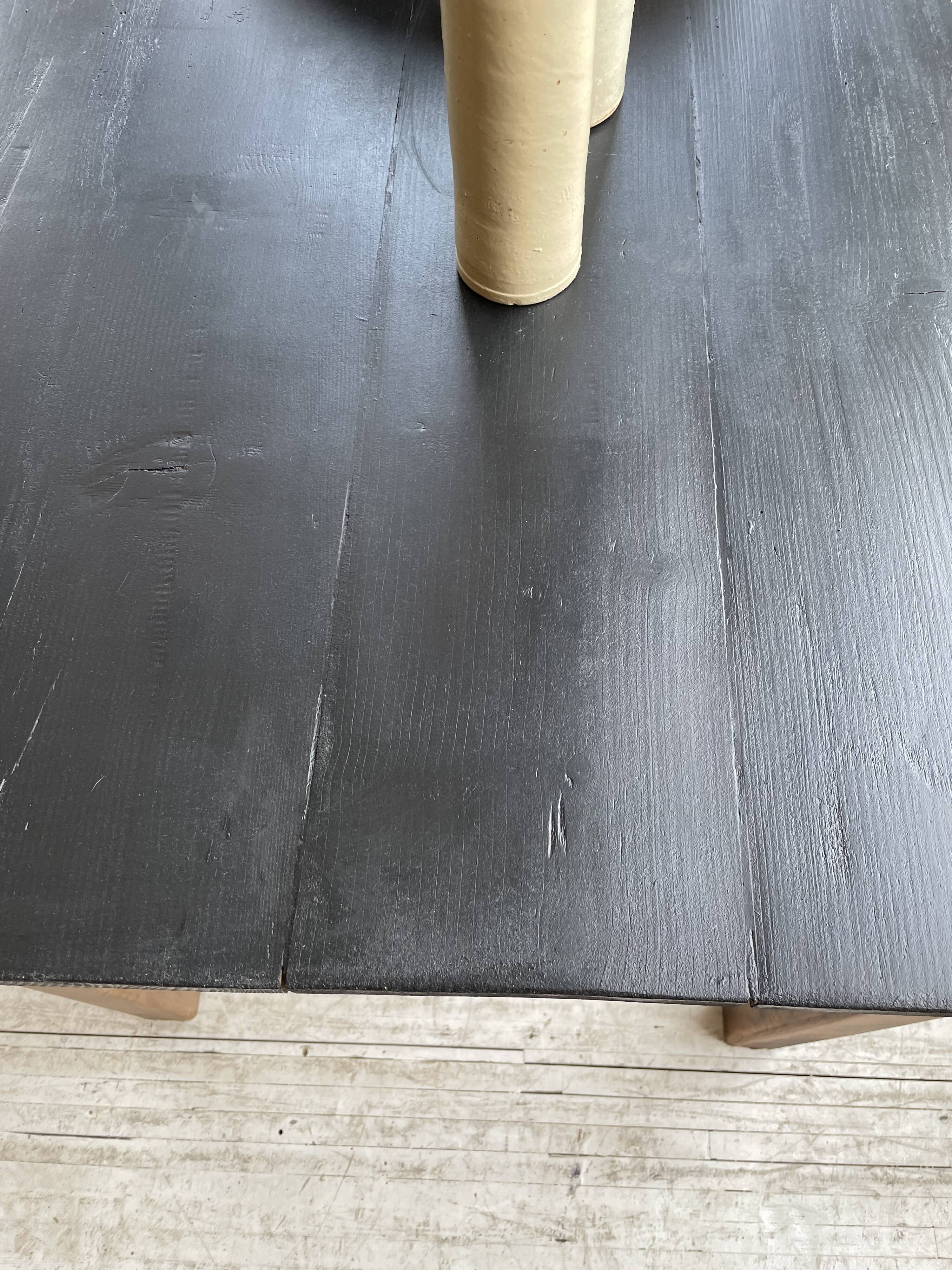 Black pine farm table 250 cm