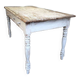 Brocante wooden farmhouse table / white / dining table