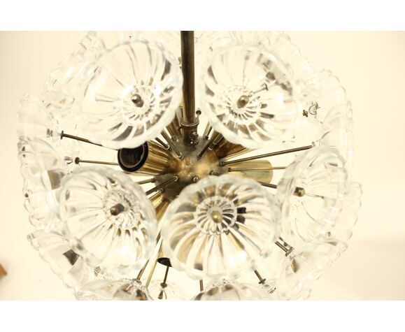 Vintage dandelion sputnik lamp