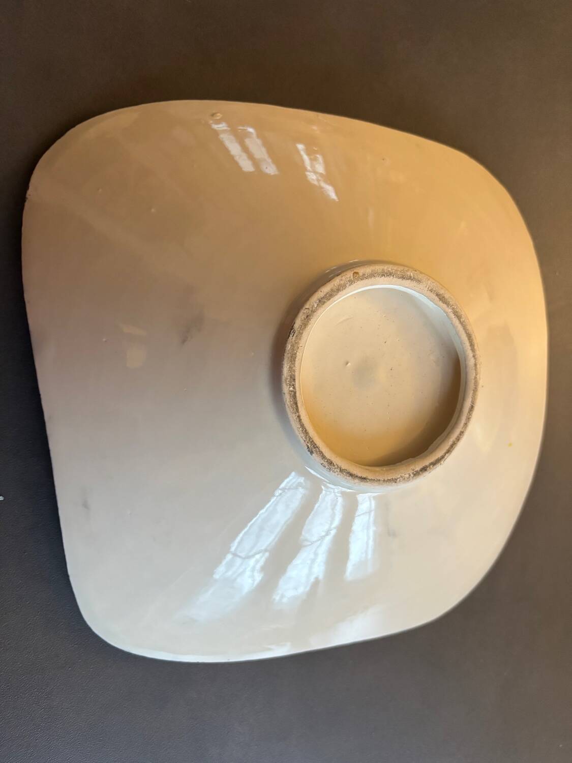 Free-form salad bowl by Jacques Pouchain