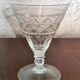 Port carafe in bohemian cut crystal and its 4 Glasses