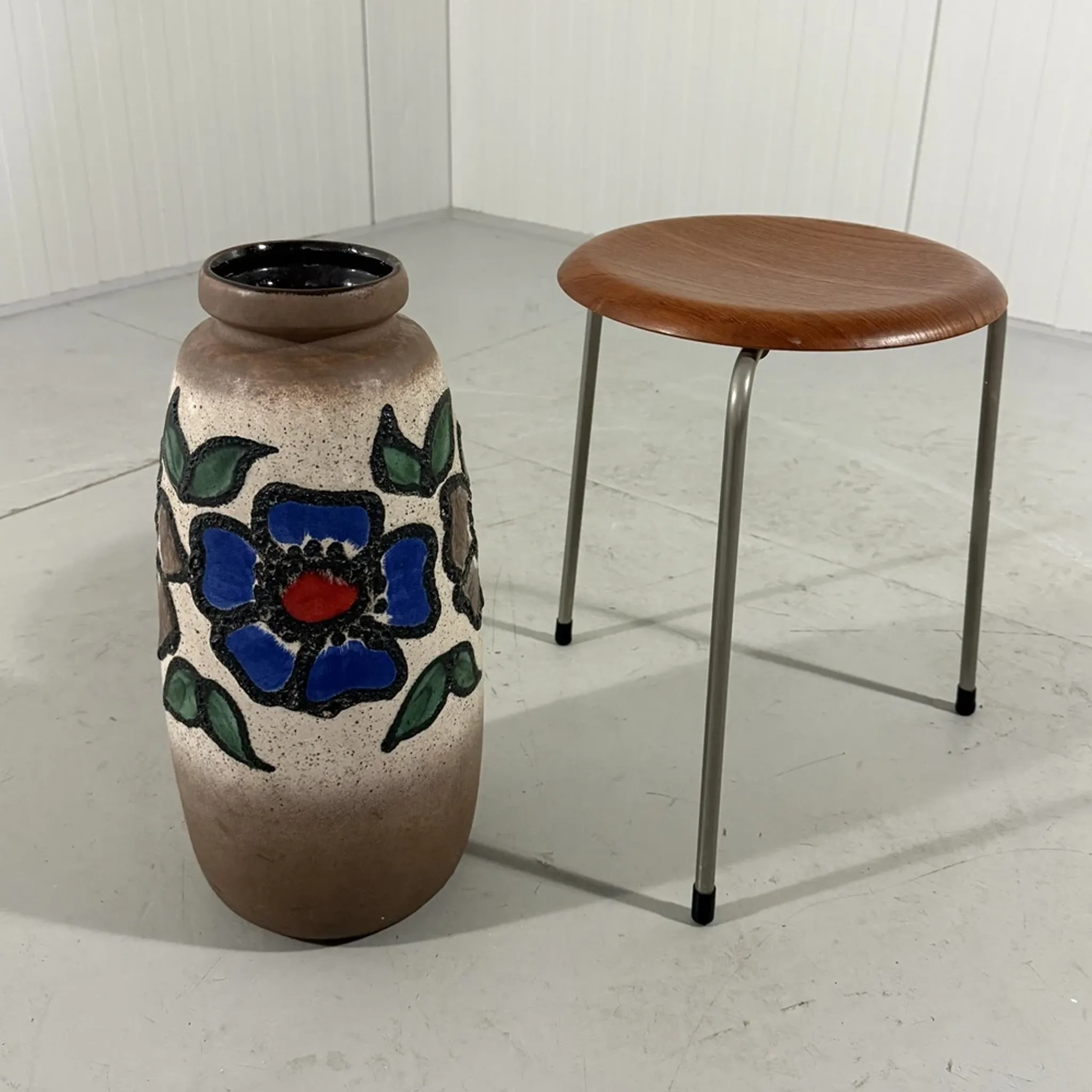 Vase de sol large d'Allemagne de l'Ouest des années 1960