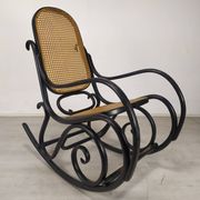 Rocking-chair curved wood