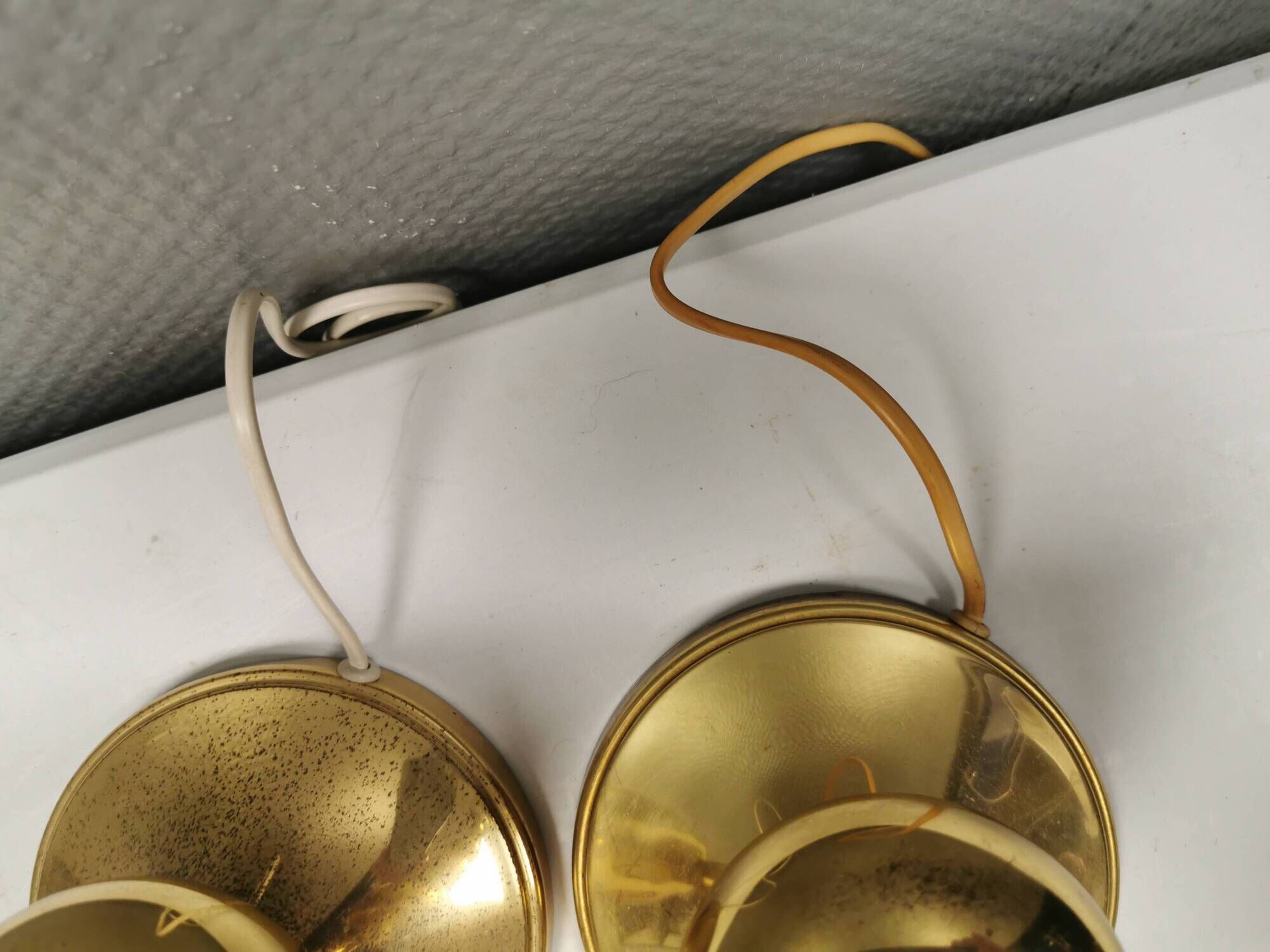 A set of beautiful table lamps in brass from Danish Frandsen Lighting 1980s