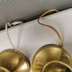 A set of beautiful table lamps in brass from Danish Frandsen Lighting 1980s