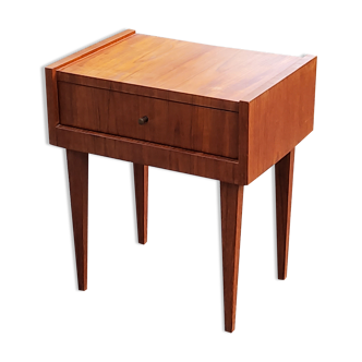 Scandinavian teak bedside table from the 50s/70s