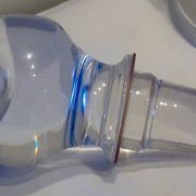 Engraved Crystal D'arques Crystal decanter